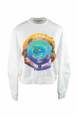 STELLA McCARTNEY Sweatshirt Pure White – Bild 1