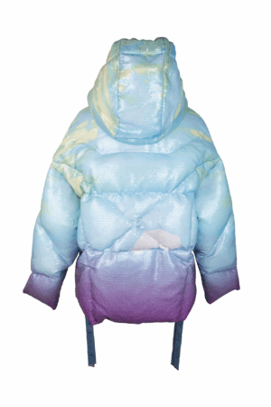 KHRISJOY Kapuzenjacke mit Pailletten – Bild 3