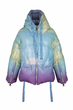 KHRISJOY Kapuzenjacke mit Pailletten