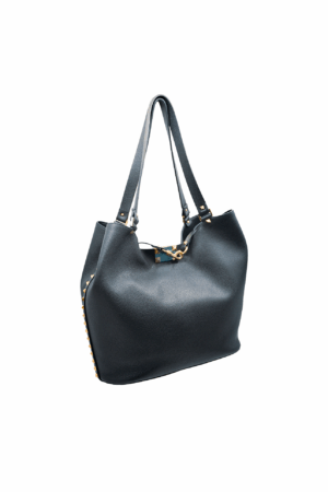 VALENTINO GARAVANI Tote Bag Black Niten – Bild 2